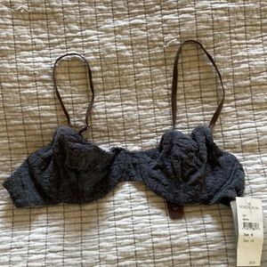 Only Hearts charcoal grey lace bra size M